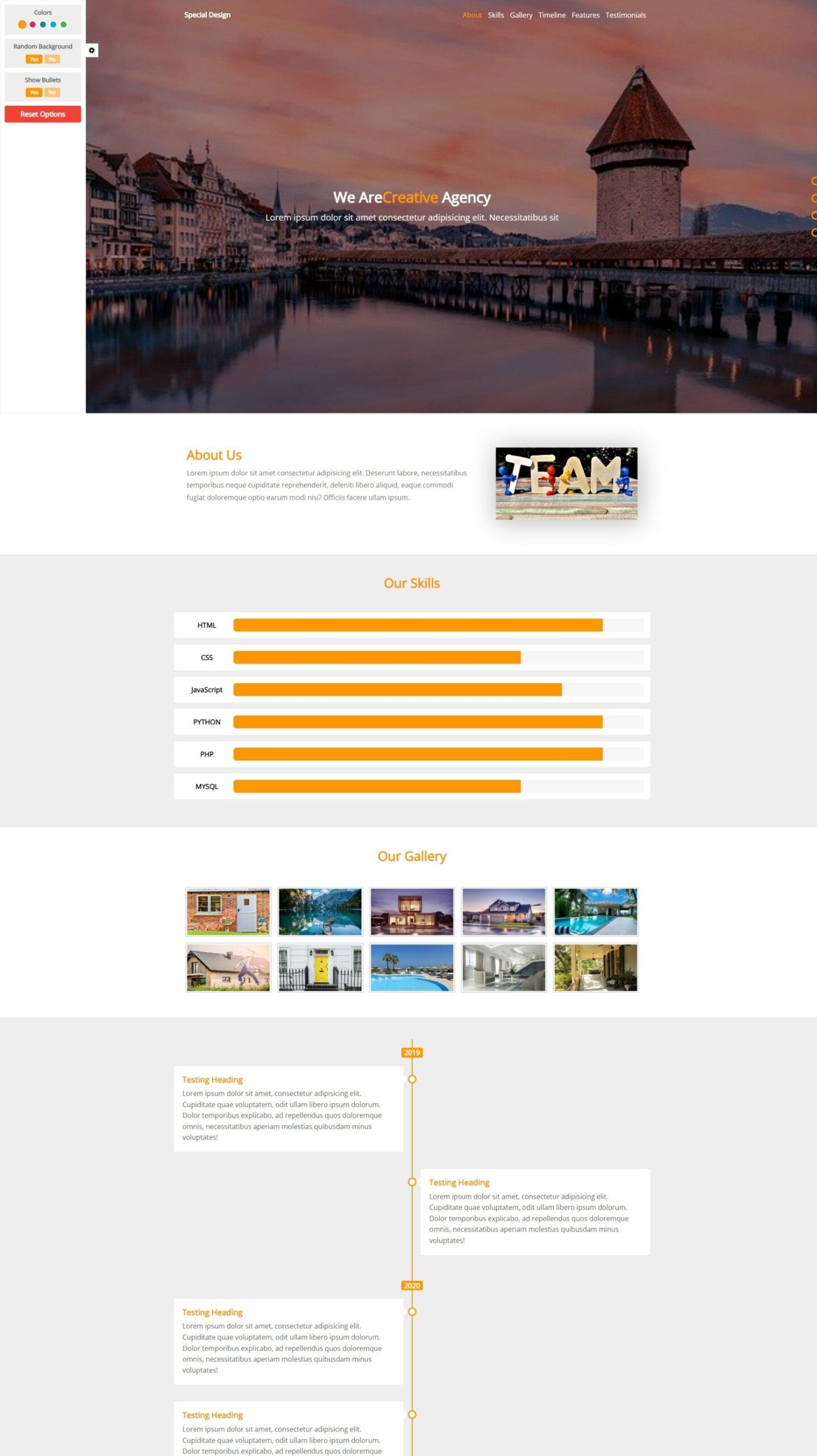 Home تصميم موقع شركة(html, css,js)